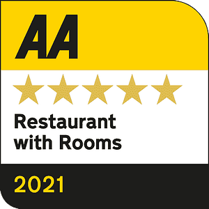 AA 5 Star Restaurant With Rooms Award 2021
